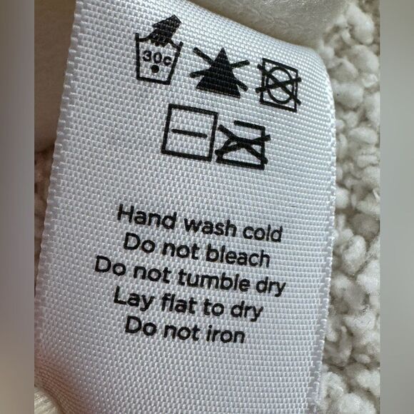 Alala Fleece Pullover Sweatshirt Womens Size Large Bone Funnel Neck pullover - Picture 14 of 15